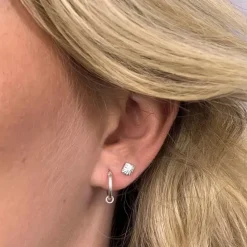 12 mm Bali Creoler øreringe i sølv
