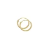 13 mm BNH creoler i 8 karat guld