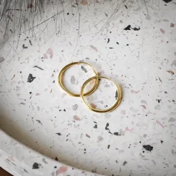 20 mm BNH creoler i 14 karat guld