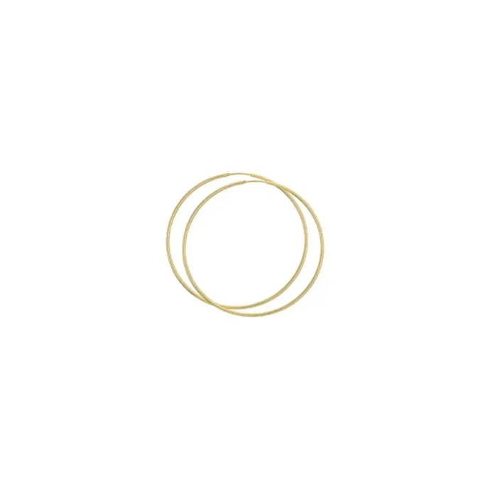 62 mm BNH creoler i 8 karat guld