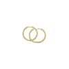 25 mm BNH creoler i 14 karat guld