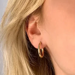 20 mm BNH creoler i 14 karat guld