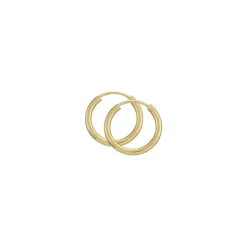 15 mm BNH creoler i 8 karat guld