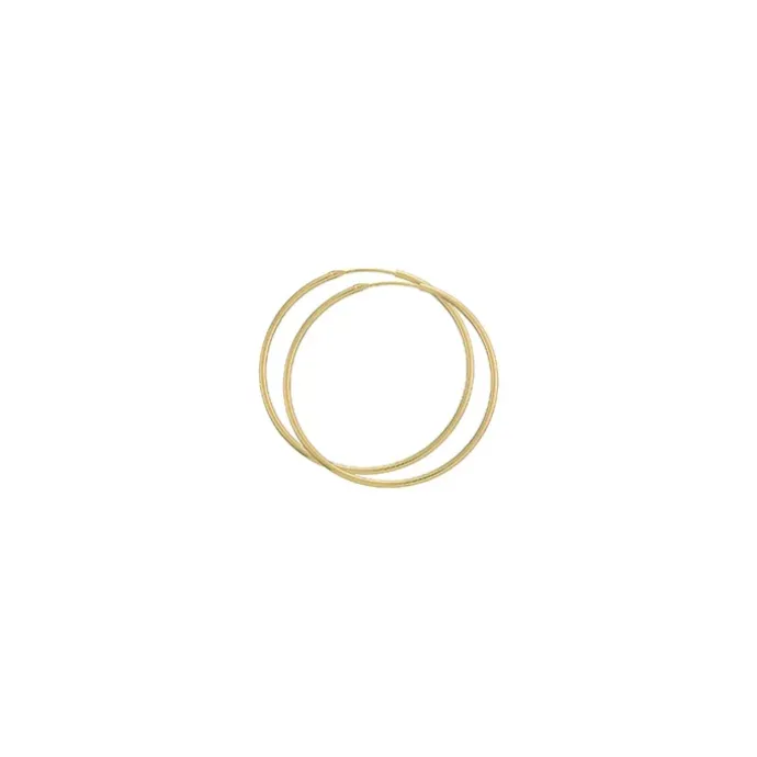 44 mm BNH creoler i 8 karat guld