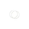 62 mm BNH creoler i sølv