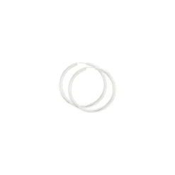 50 mm BNH creoler i sølv