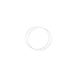 57 mm BNH creoler i sølv