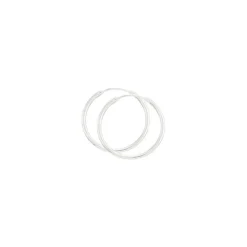 25 mm BNH creoler i sølv