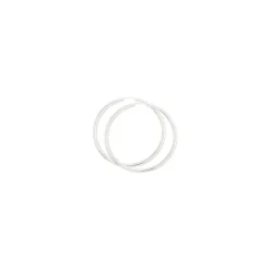 60 mm BNH creoler i sølv