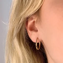 20 mm BNH Creoler øreringe i 8 karat guld