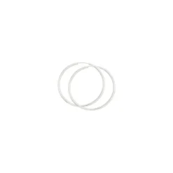 40 mm BNH sølv creoler i sølv