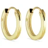 11 mm creoler i 8 karat guld