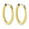 15 mm creoler i 8 karat guld