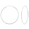 60 mm creoler i sølv