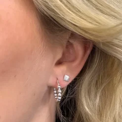 19,5 mm Creoler øreringe i sølv
