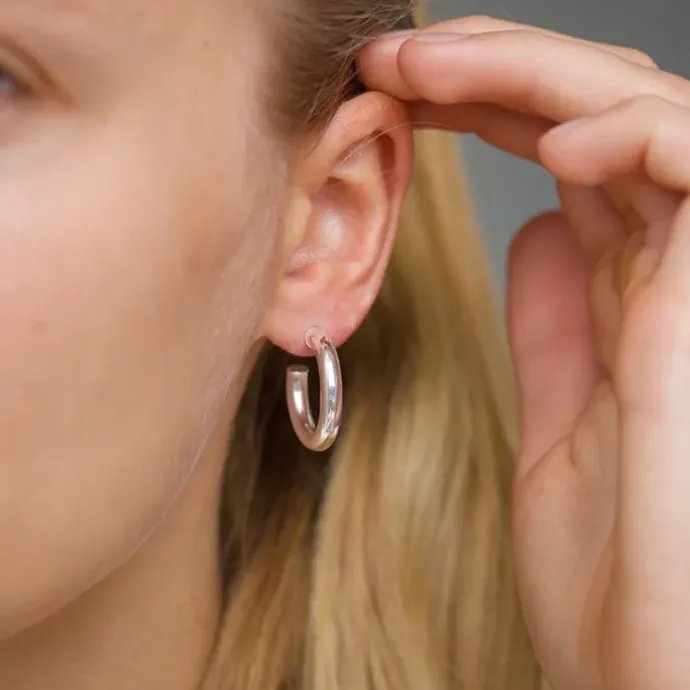 20 mm halvcreoler i sølv