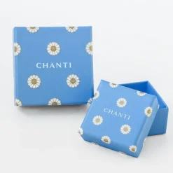 9,5 mm marguerit ørekroge i forgyldt sølv - Marie