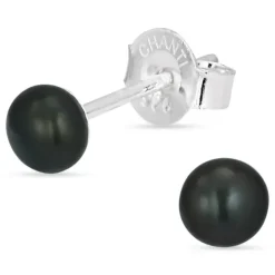 4-4,5 mm perleørestikker i sølv