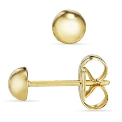 4 mm ørestikker i 9 karat guld