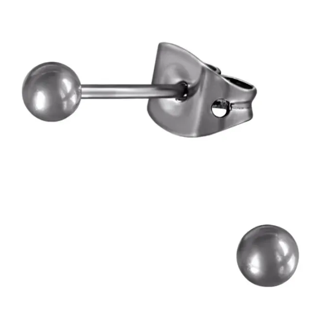 3 mm ørestikker i titanium