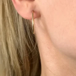 25 mm Støvring Design creoler i 8 karat guld