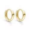 10 mm Støvring Design creoler i 8 karat guld