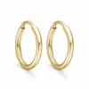 10 mm Støvring Design creoler i 8 karat guld