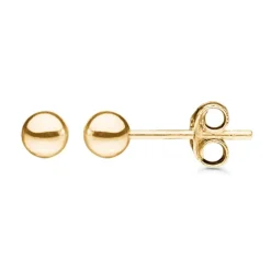 4 mm Støvring Design kugle øreringe i 8 karat guld