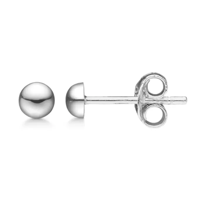 4 mm Støvring Design øreringe i sølv