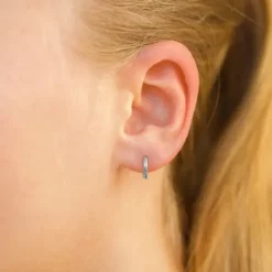 9 mm vandfaste creoler i stål - OCEANA
