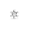 1 x 0,05 ct solitaireørestik i 14 karat hvidguld med diamant