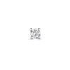 1 x 0,04 ct solitaireørestik i 14 karat hvidguld med diamant