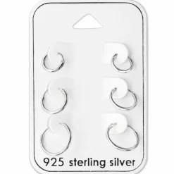 8 x 10 x 12 mm creoler i sølv