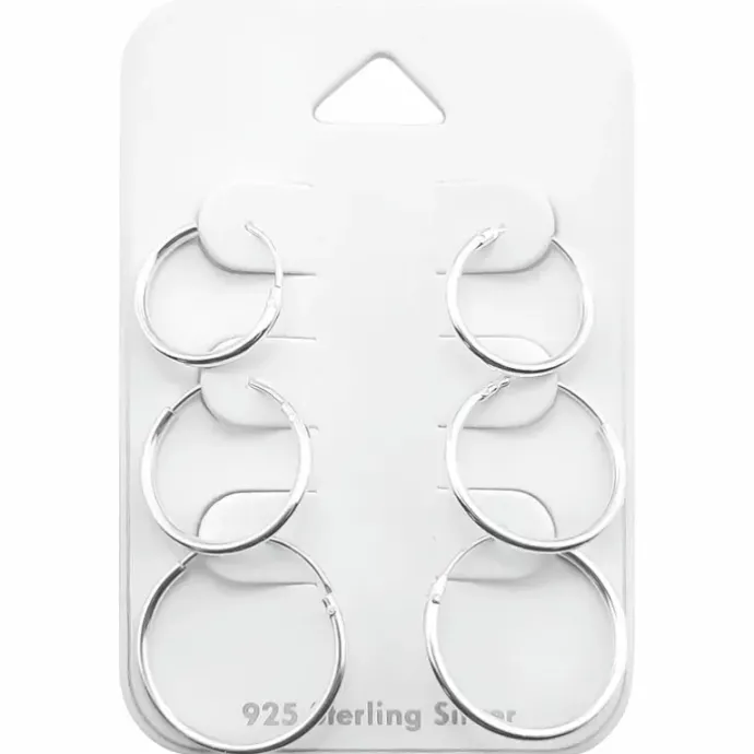 12 x 14 x 16 mm creoler i sølv