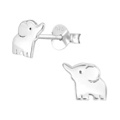 Elefant øreringe i sølv