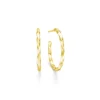 ID Fine IDH001GD hoops i forgyldt sølv
