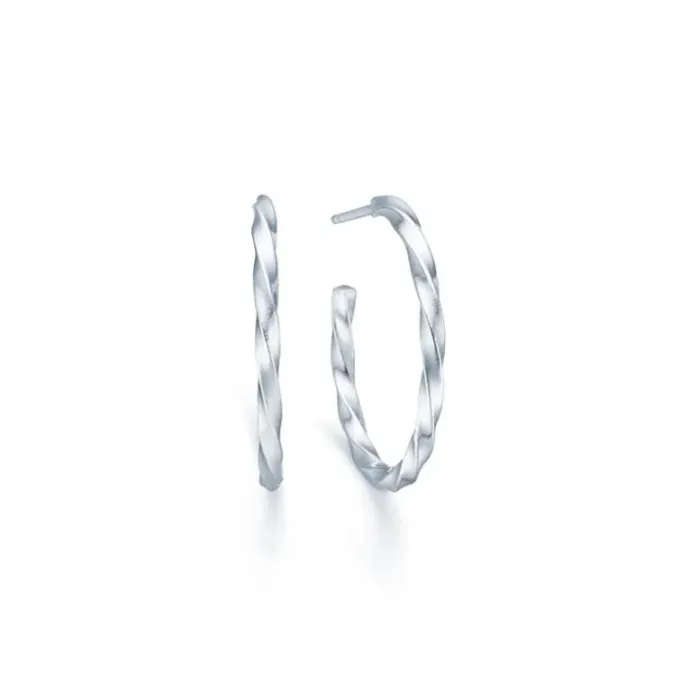 ID Fine IDH001SL hoops i sølv