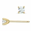 Kampagne - 2 x 0,16 ct diamant solitaireørestikker i 14 karat guld med diamant