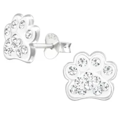 Pote børneøreringe i sølv