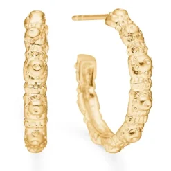 Studio Z Urchin Elegance ørestikker i forgyldt sølv